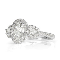 2.01ct Oval Cut Diamond Engagement Ring