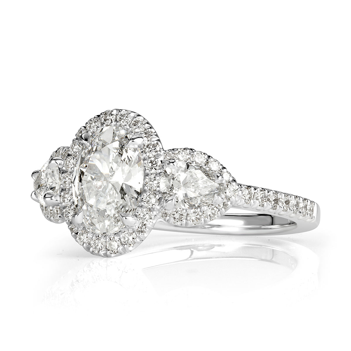 2.01ct Oval Cut Diamond Engagement Ring