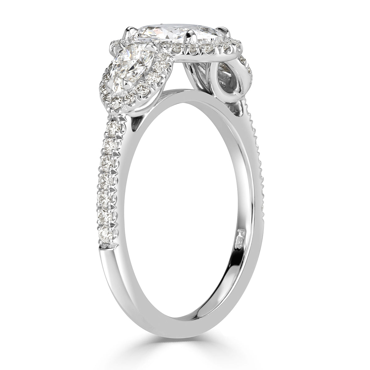 2.01ct Oval Cut Diamond Engagement Ring