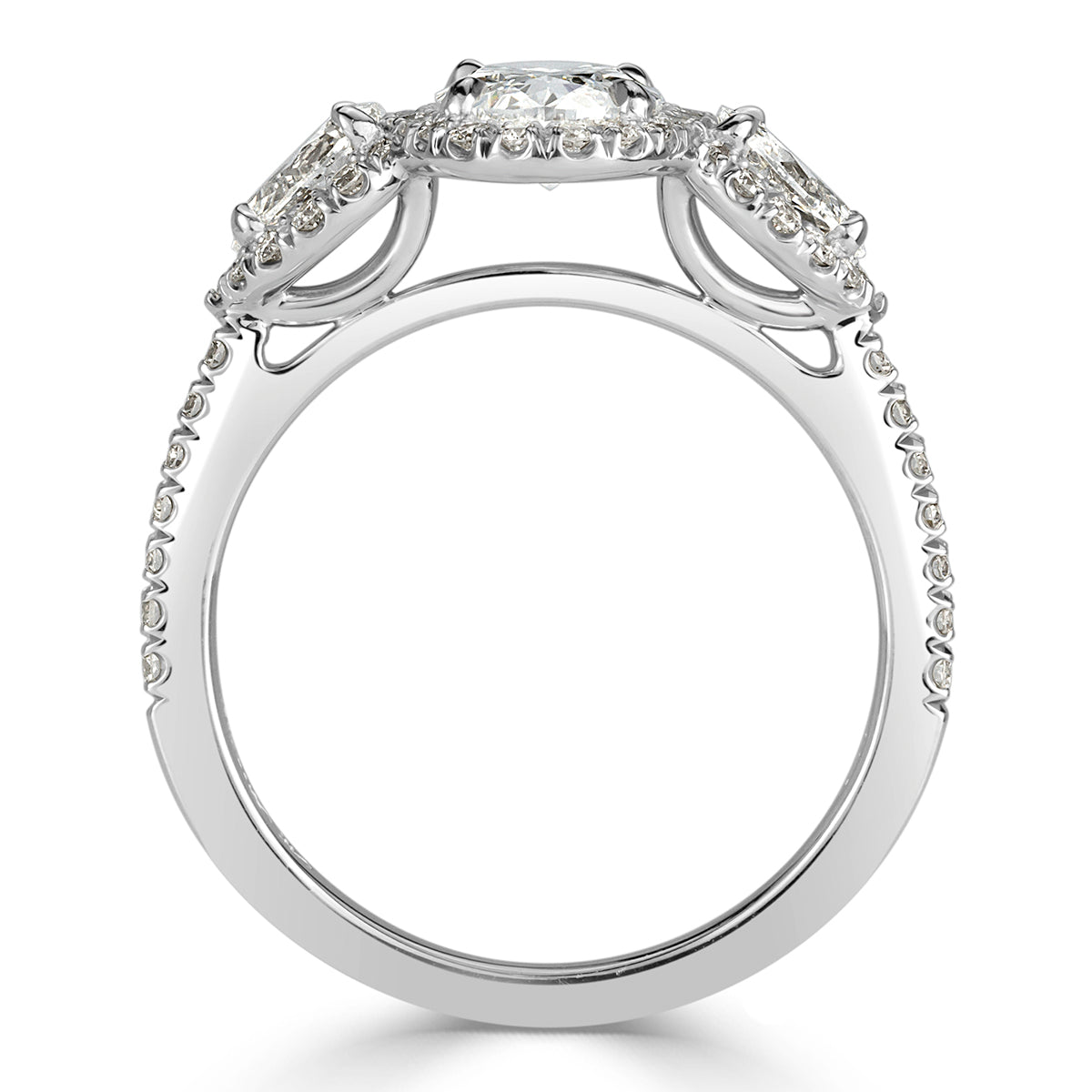 2.01ct Oval Cut Diamond Engagement Ring