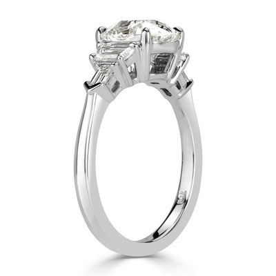 2.58ct Old Mine Cut Diamond Engagement Ring
