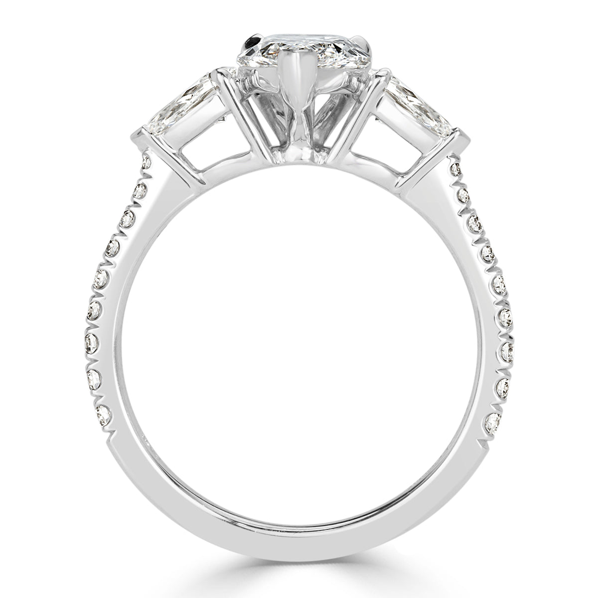 1.97ct Pear Shaped Diamond Engagement Ring