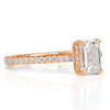 1.34ct Emerald Cut Diamond Engagement Ring