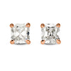 1.00ct Old Mine Cut Diamond Stud Earrings