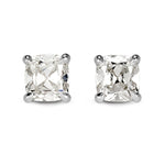 1.00ct Old Mine Cut Diamond Stud Earrings