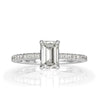 1.37ct Emerald Cut Diamond Engagement Ring