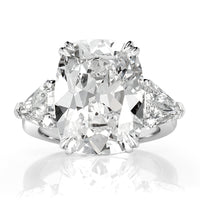 12.12ct Old Mine Cut Diamond Engagement Ring