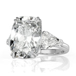 12.12ct Old Mine Cut Diamond Engagement Ring