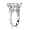 12.12ct Old Mine Cut Diamond Engagement Ring