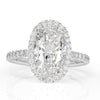 4.61ct Oval Cut Diamond Engagement Ring