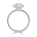 4.61ct Oval Cut Diamond Engagement Ring