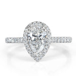 1.43ct Pear Shaped Diamond Engagement Ring