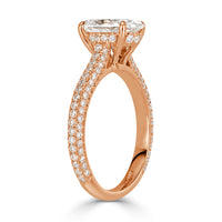 1.97ct Oval Cut Diamond Engagement Ring