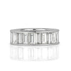 5.73ct Baguette Cut Diamond Eternity Band in Platinum