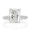 4.36ct Radiant Cut Diamond Engagement Ring