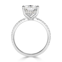 4.36ct Radiant Cut Diamond Engagement Ring
