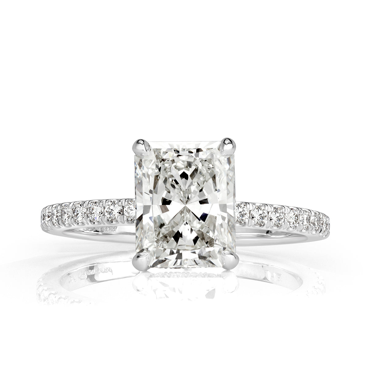 2.03ct Radiant Cut Diamond Engagement Ring