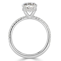 3.34ct Oval Cut Diamond Engagement Ring