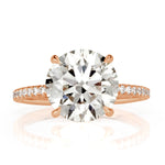 4.41ct Round Brilliant Cut Diamond Engagement Ring