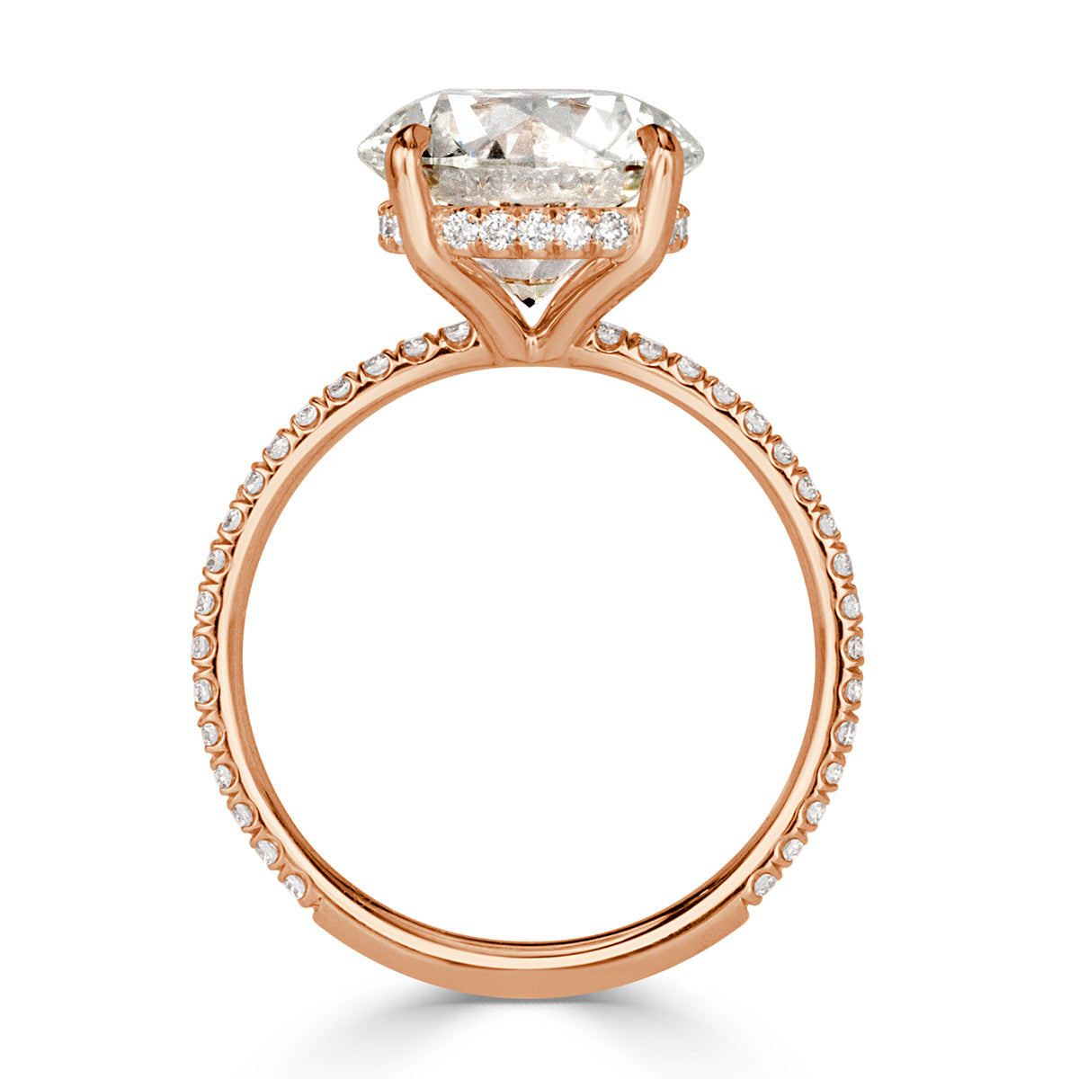 4.41ct Round Brilliant Cut Diamond Engagement Ring