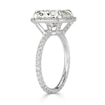 4.32ct Cushion Cut Diamond Engagement Ring