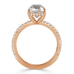 2.47ct Old Mine Cut Diamond Engagement Ring