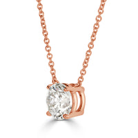 2.00ct Round Brilliant Cut Diamond Pendant