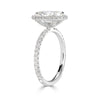 2.66ct Oval Cut Diamond Engagement Ring