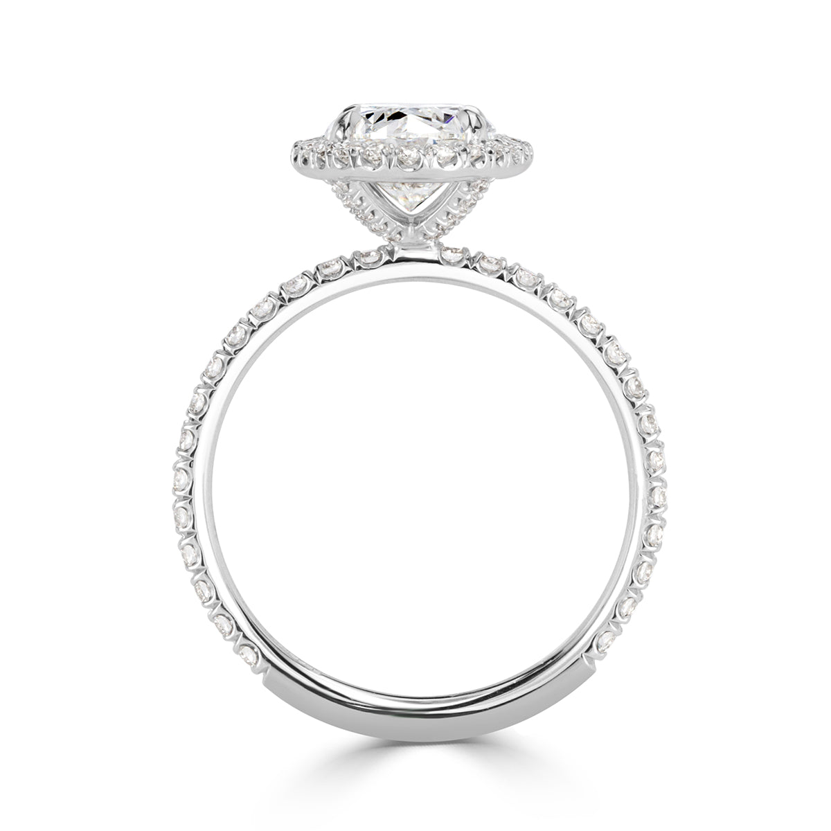 2.66ct Oval Cut Diamond Engagement Ring