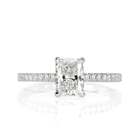 1.25ct Radiant Cut Diamond Engagement Ring