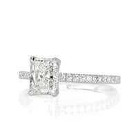 1.25ct Radiant Cut Diamond Engagement Ring