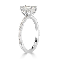 1.25ct Radiant Cut Diamond Engagement Ring