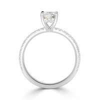 1.25ct Radiant Cut Diamond Engagement Ring