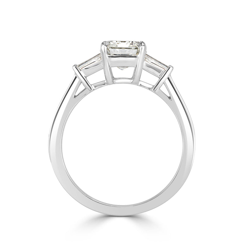 2.31ct Emerald Cut Diamond Engagement Ring