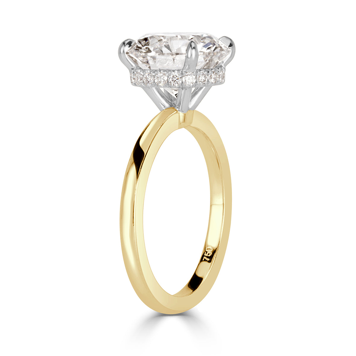 5.66ct Round Brilliant Cut Diamond Engagement Ring