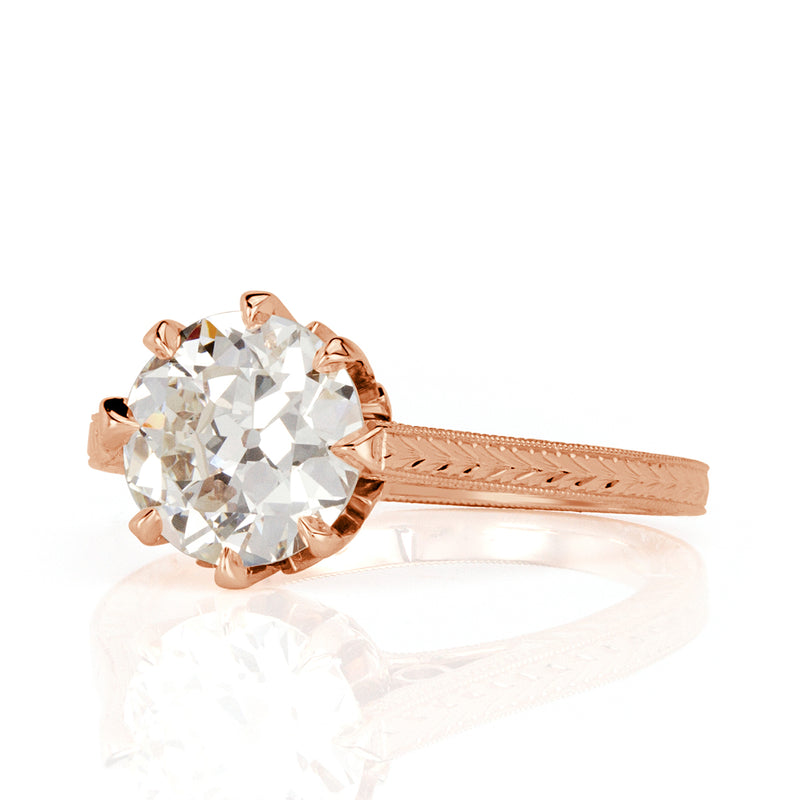 2.00ct Old European Cut Diamond Engagement Ring