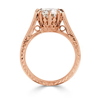 2.00ct Old European Cut Diamond Engagement Ring