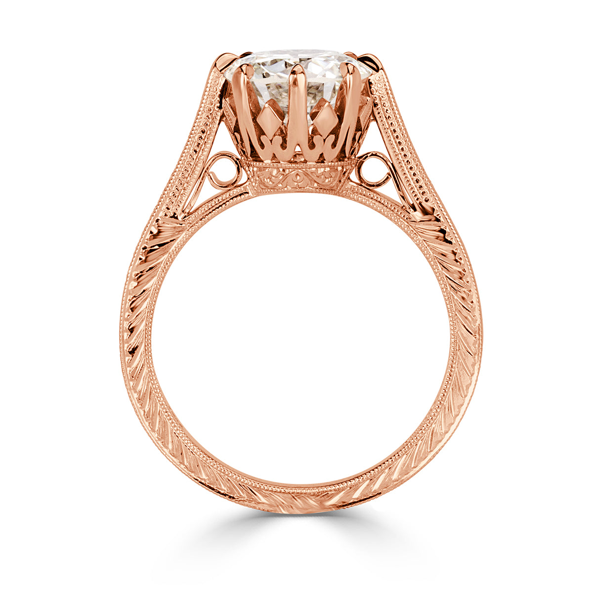 2.00ct Old European Cut Diamond Engagement Ring