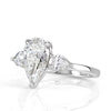 2.62ct Pear Shaped Diamond Engagement Ring