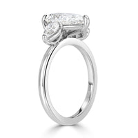 2.62ct Pear Shaped Diamond Engagement Ring