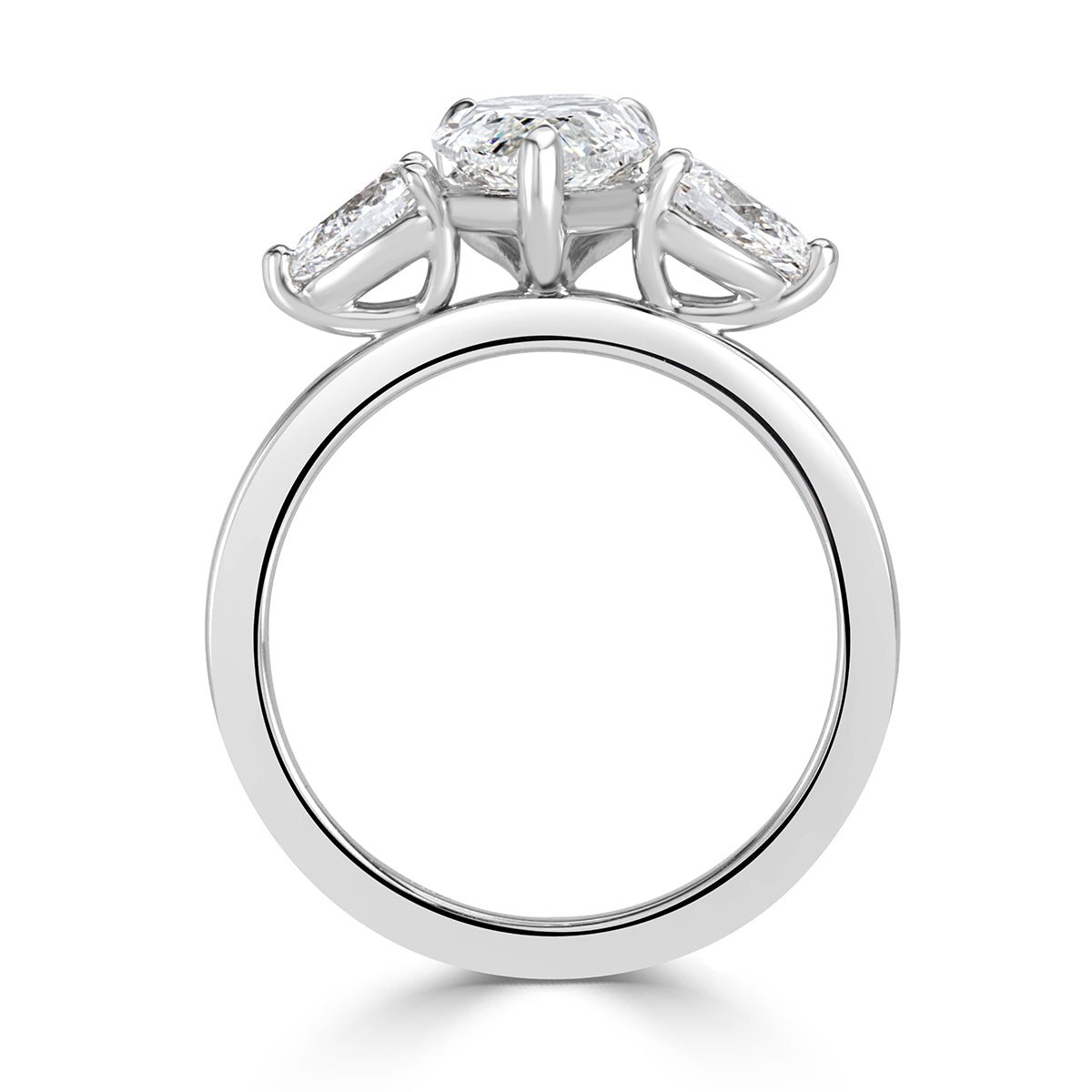 2.62ct Pear Shaped Diamond Engagement Ring