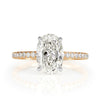 2.57ct Oval Cut Diamond Engagement Ring