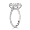 3.72ct Pear Shaped Diamond Engagement Ring