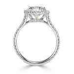 3.72ct Pear Shaped Diamond Engagement Ring