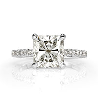 2.69ct Cushion Cut Diamond Engagement Ring