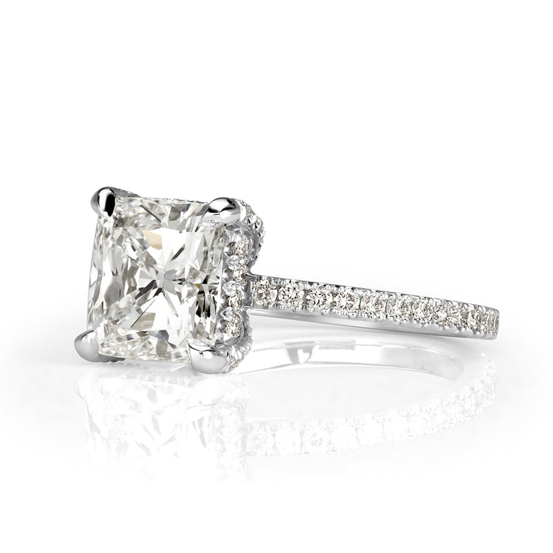 2.69ct Cushion Cut Diamond Engagement Ring