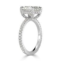 2.69ct Cushion Cut Diamond Engagement Ring