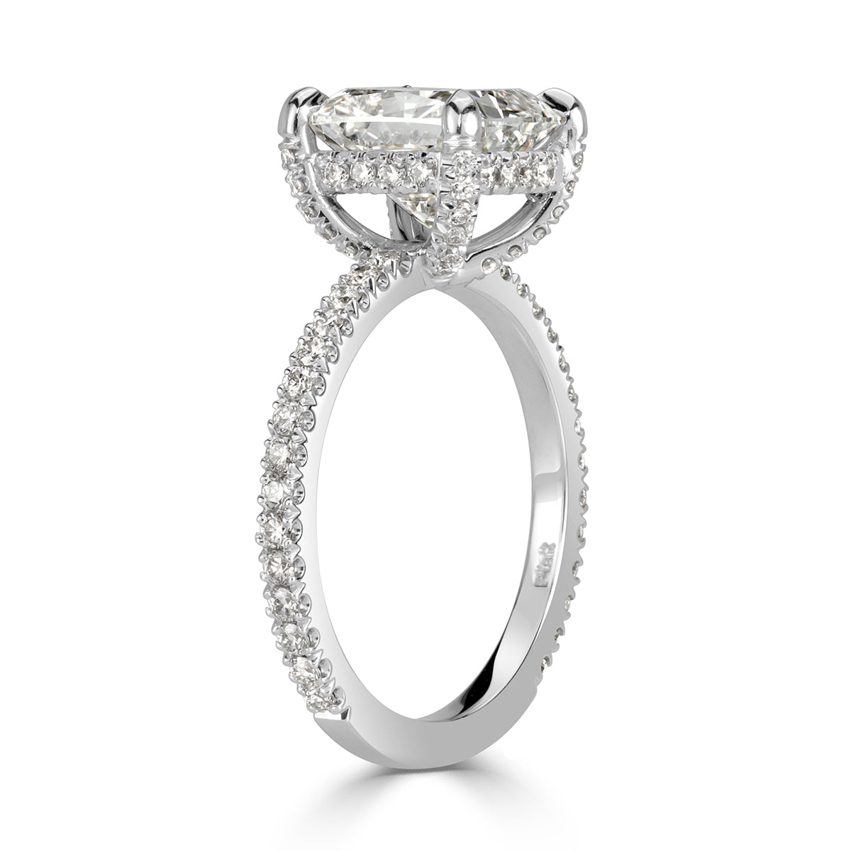 2.69ct Cushion Cut Diamond Engagement Ring