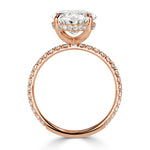 5.06ct Oval Cut Diamond Engagement Ring