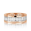 4.97ct Baguette Cut Diamond Eternity Band in 18k Rose Gold